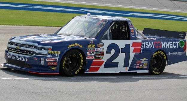 Johnny Sauter topped the first practice session for the Overton's 225.