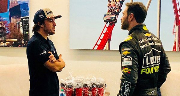Visit Alonso, Johnson Share Mutual Admiration page