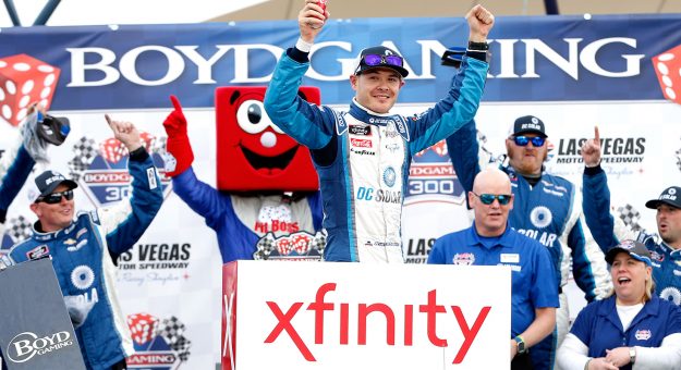 Visit Larson Las Vegas Xfinity Winner page
