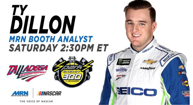 Visit Ty Dillon Joins MRN at Talladega page