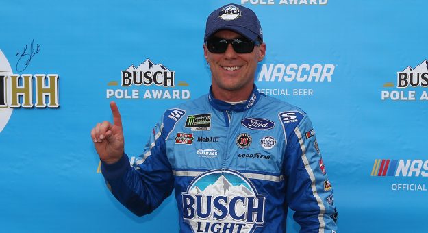 Visit Harvick Captures Kansas Pole page