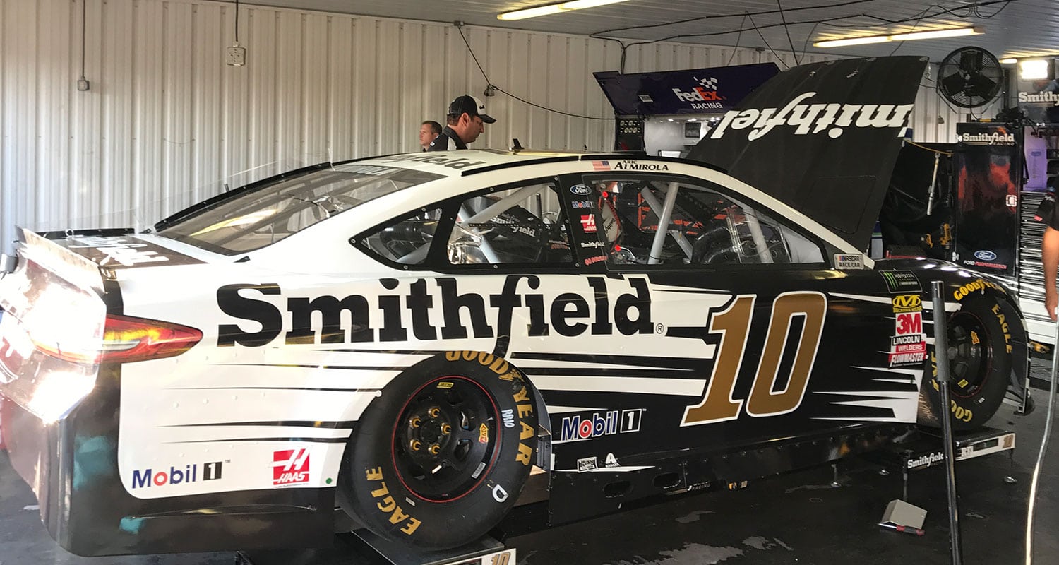 10 Aric Almirola Pocono