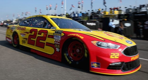 Visit Logano Leads Pocono Final Practice page