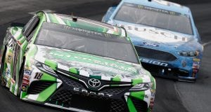 Kyle Busch accepted the move Kevin Harvick made to win Sunday’s Foxwoods Resort Casino 301 at New Hampshire Motor Speedway but was clear in his view of the circumstances.
