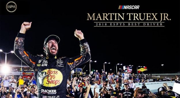 Visit Truex Jr. Named Best Driver at ESPYs page