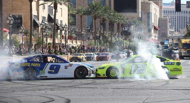 Visit Playoff Drivers Burn Rubber page