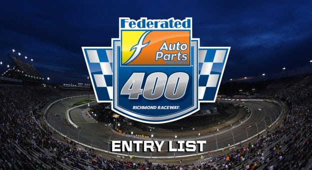 Visit Federated Auto Parts 400 Entry List page
