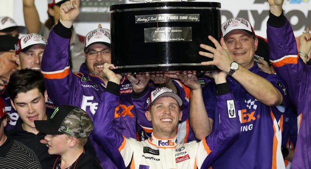 Visit Denny Hamlin Driver Bio page