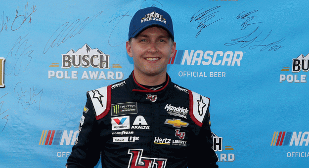 Visit Byron Wins Pole for Coca-Cola 600 page
