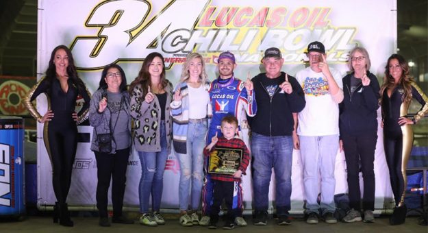Visit Larson Wins Night 2 at Chili Bowl page