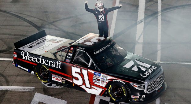 Visit Kyle Busch Dominates Las Vegas to Win Gander Trucks Race page