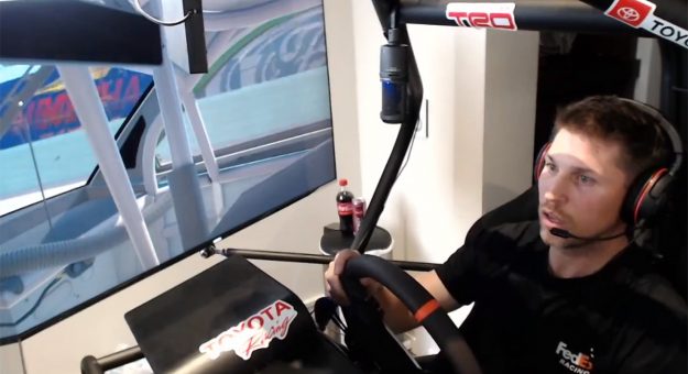 Visit NASCAR Live: Hamlin Talks iRacing page