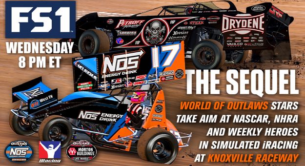 Visit World of Outlaws Continues Live on FS1’s Wednesday Night iRacing page