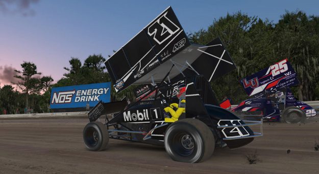 Visit Bell Earns Third Outlaws iRacing Win page