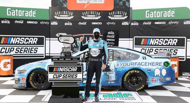 Visit Harvick claims career win No. 50 in NASCAR’s return at Darlington page