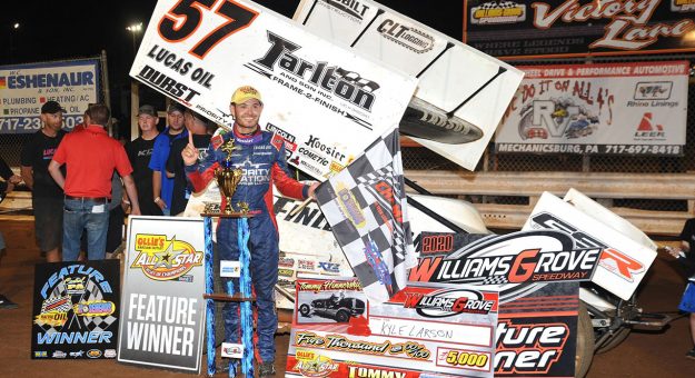 Visit Larson Wins at Williams Grove page