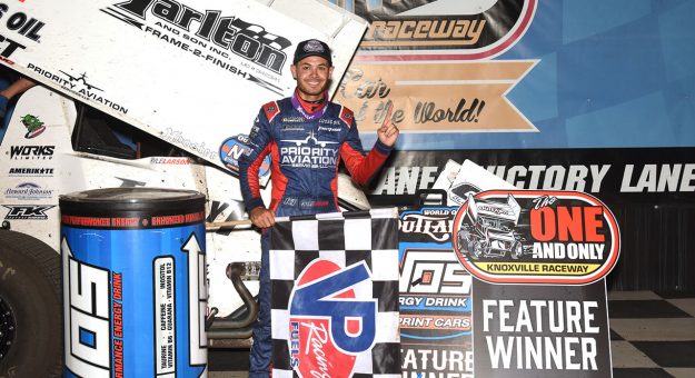 Visit Larson Wins Knoxville Opener page
