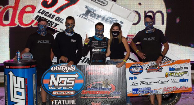 Visit Larson Wins in River Cities Debut page