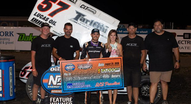 Visit Larson Sweeps North Dakota Weekend page