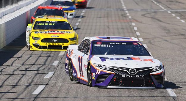 Visit Hamlin, Blaney fall short of win page