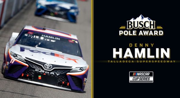 Visit Hamlin nabs pole for Talladega page