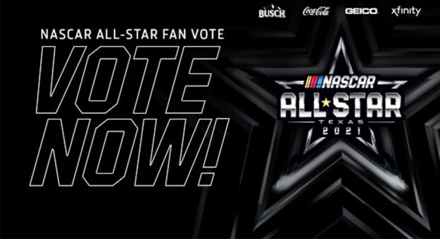 Visit All-Star Race Fan Vote open now page