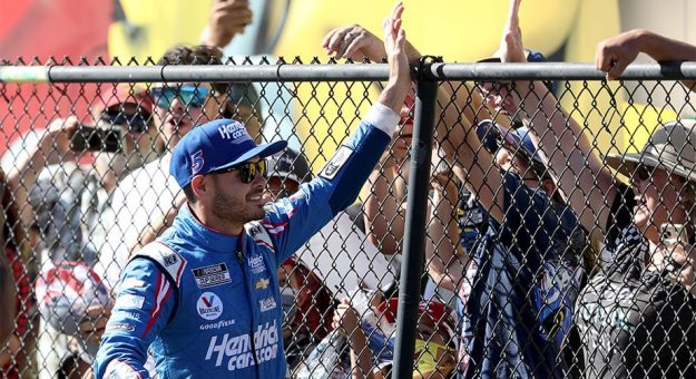Visit Larson lands All-Star pole page