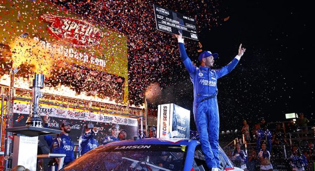 Visit Kyle Larson lands $1 million win page