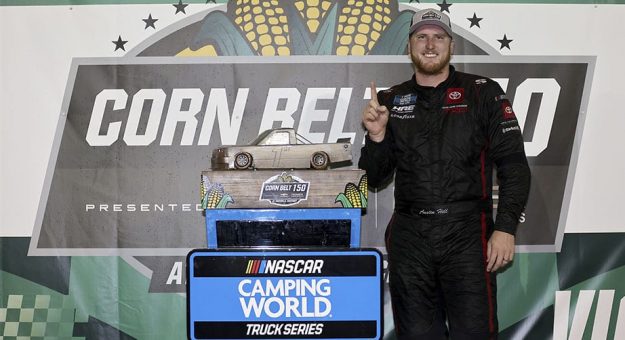 Visit Hill wins inaugural Truck race at Knoxville page