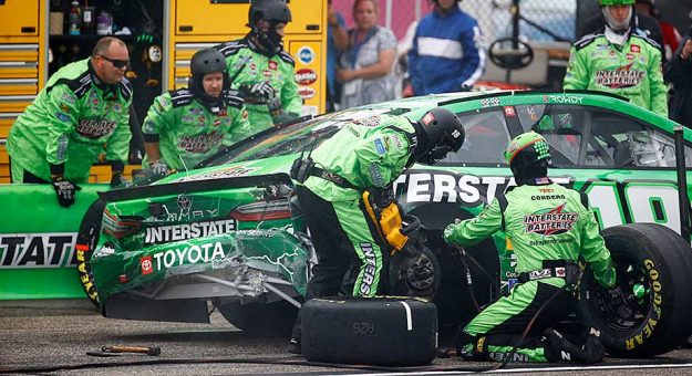 Visit No penalty to Busch for bumping pace car page