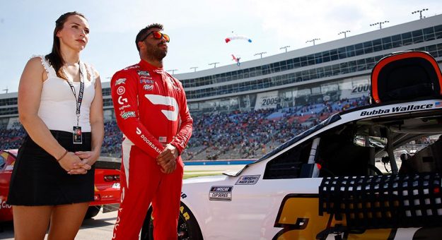 Visit Bubba Wallace proposes to longtime girlfriend page