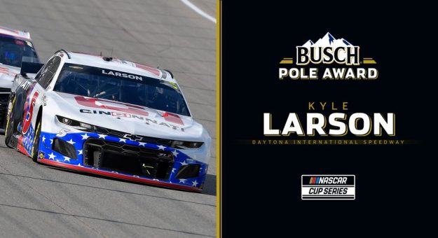 Visit Larson bags Busch Pole for Daytona page