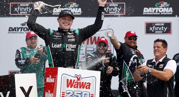 Visit Haley wins in thrilling finish at Daytona page