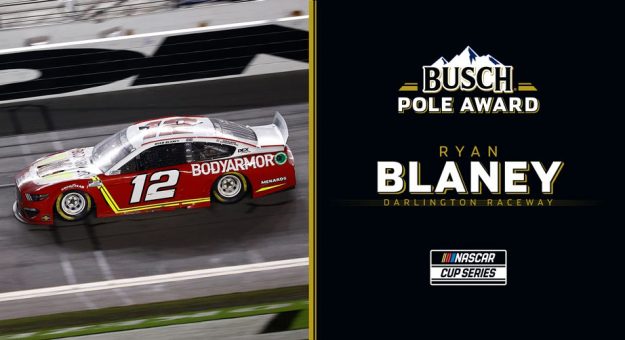Visit Blaney nabs pole for Darlington page