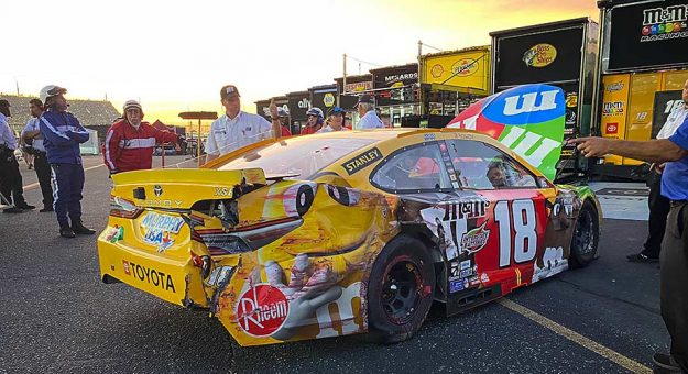 Visit Kyle Busch crashes out at Darlington page