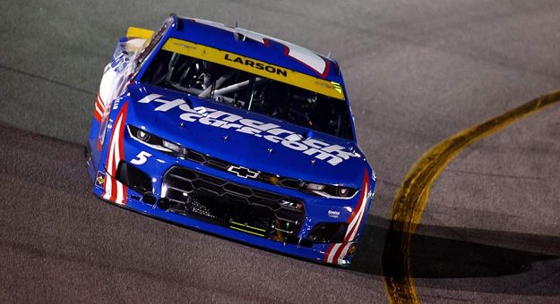 Visit Larson lands Busch Pole for Las Vegas page