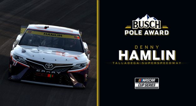 Visit Hamlin lands Busch Pole for Talladega page