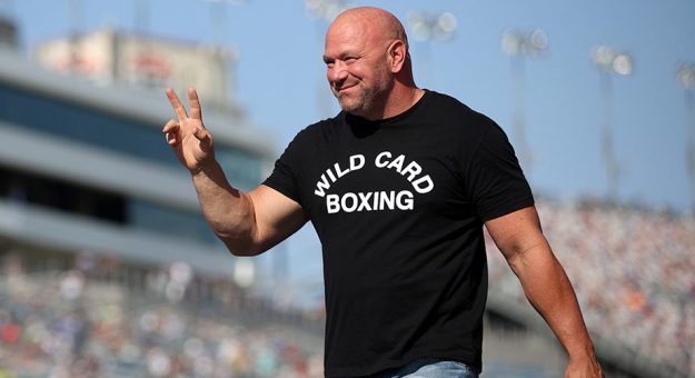 Visit Trackhouse partners with Dana White page