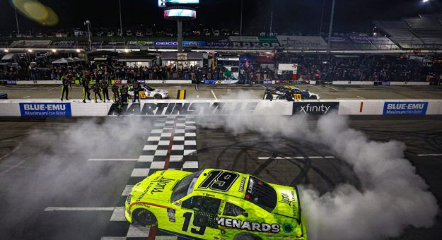 Visit Jones muscles to Xfinity Series win page