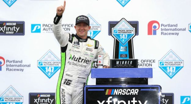 Visit Allmendinger wins Portland amid chaos page