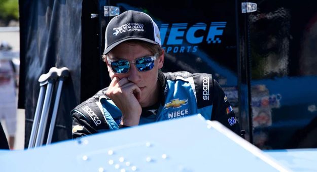 Visit Carson Hocevar secures Camping World Trucks pole at Sonoma, crashes page