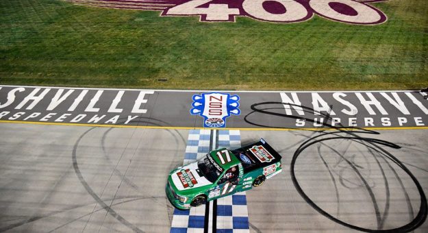 Visit Preece wins Nashville Truck race page