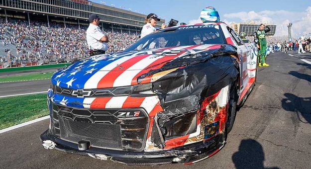 Visit Chastain explains Hamlin incident page