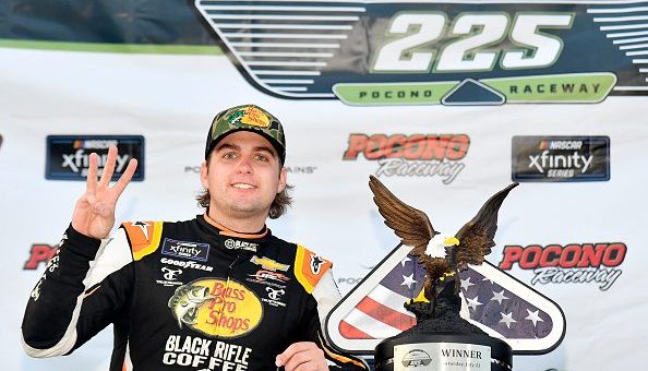Visit Noah Gragson holds off Ty Gibbs page
