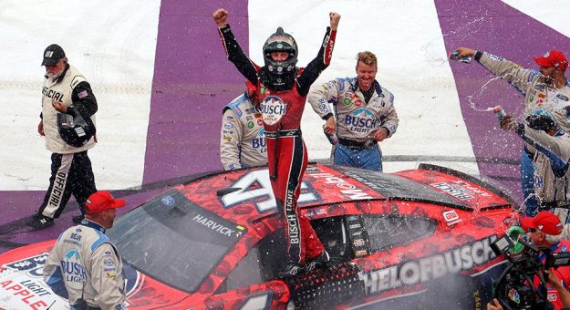 Visit Harvick wins Cup race at Michigan page
