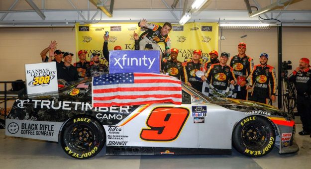 Visit Gragson seals rain-shortened Xfinity win page