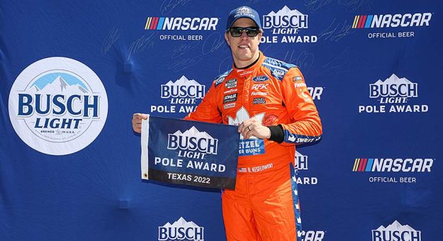 Visit Keselowski wins Cup pole at Texas page