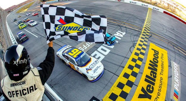 Visit Allmendinger edges Mayer for Xfinity win page