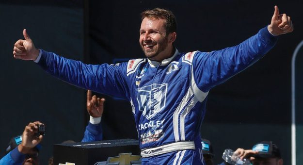 Visit DiBenedetto scores first win at Talladega page