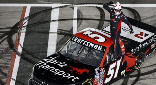 Visit Kyle Busch dominates Truck Series race page
